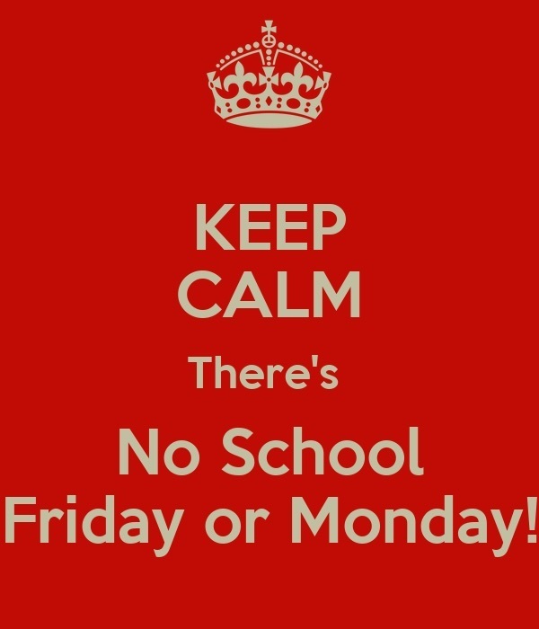 no school