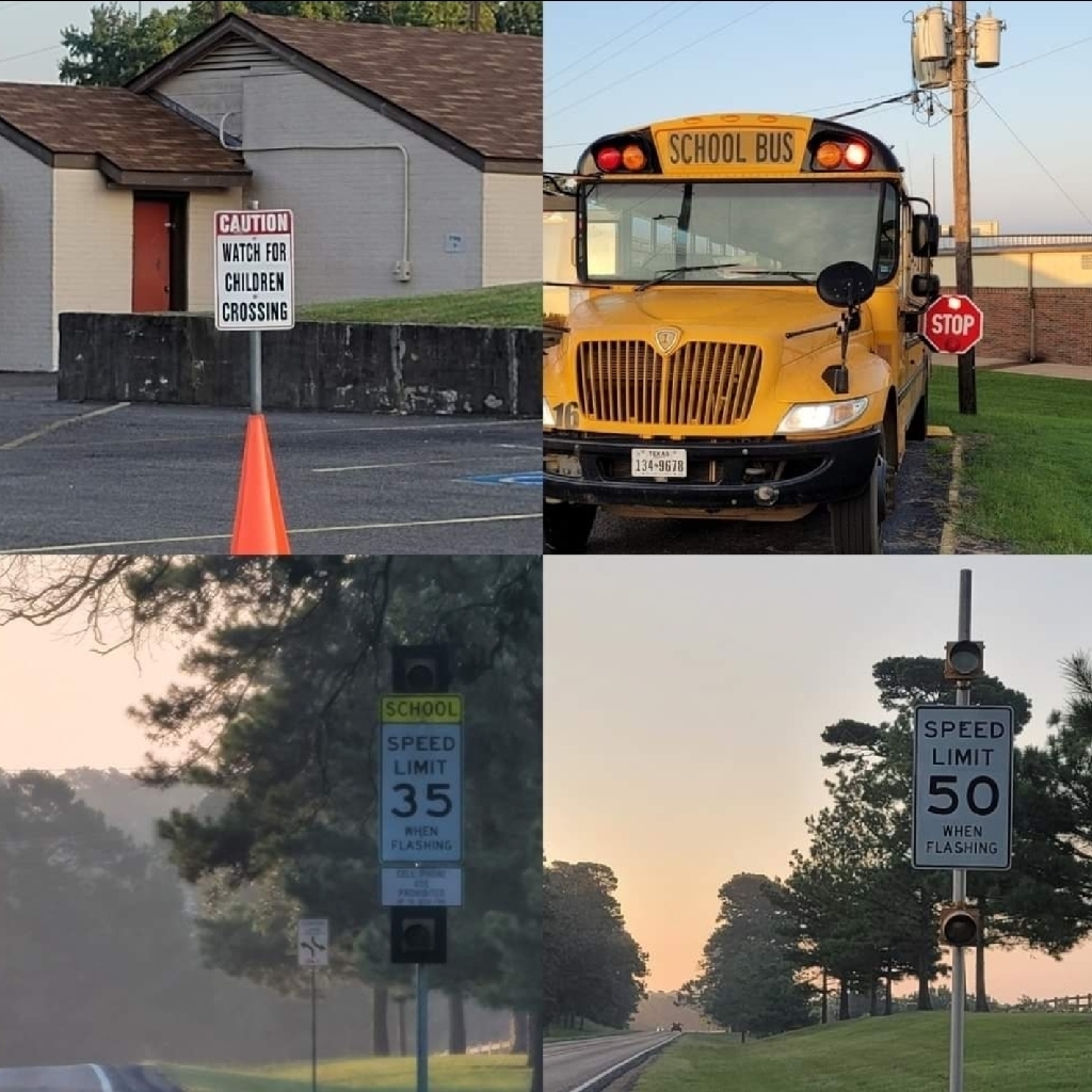 safety signs and school zones