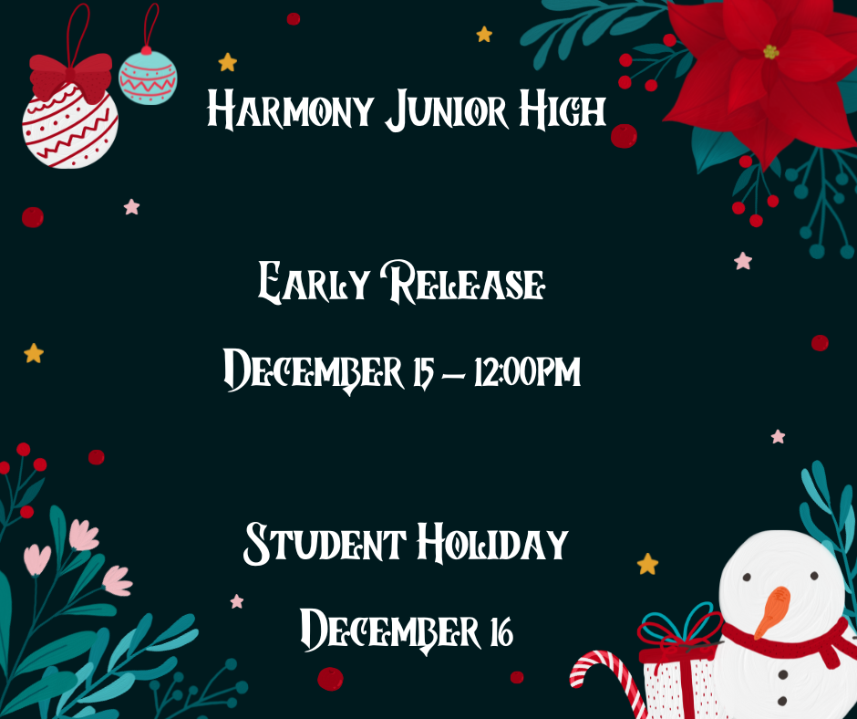 Christmas Early Release/Holiday